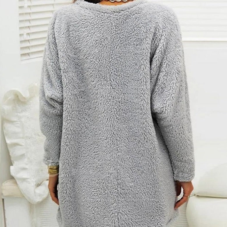 Saila® | Bequemer warmer langer Pullover