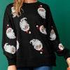 ShinyClaus® | Pailletten Santa Sweatshirt