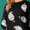 ShinyClaus® | Pailletten Santa Sweatshirt