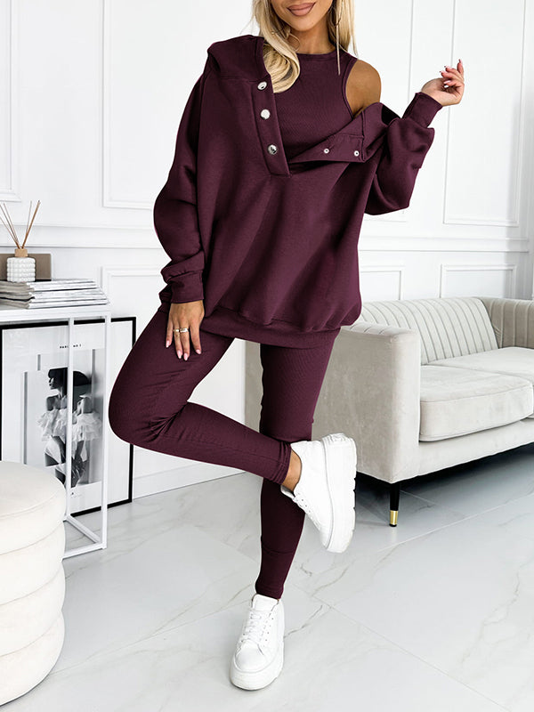 Cornelia® | Bequemer Sweatshirt-Anzug mit Kapuze