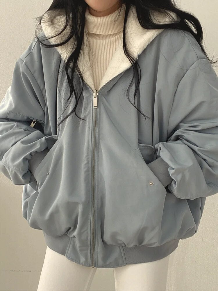 Lucie® | Stylische dicke Jacke mit Wendefunktion