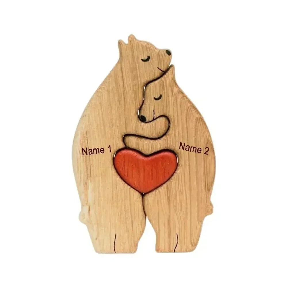 BearHug® | Holzbären Familienpuzzle